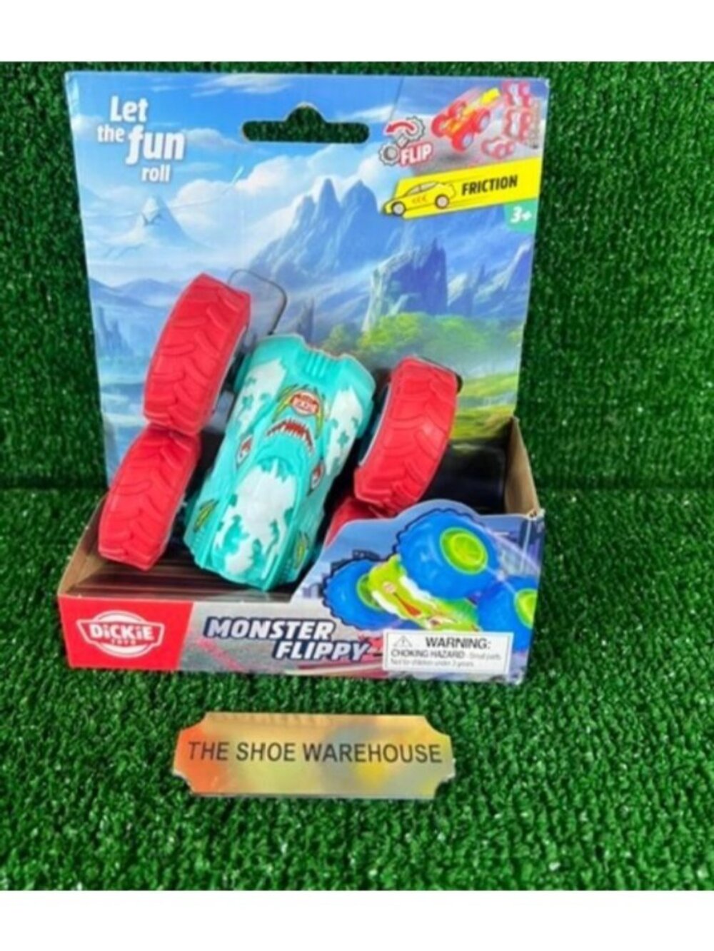 Dickie Toys Monster Flippy Blue Flip Stunt Friction Truck 203751004 NEW